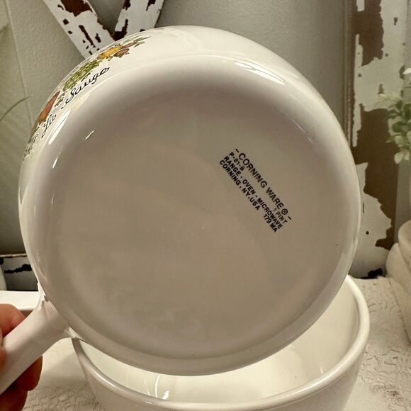 Vintage RARE CORNING WARE SPICE OF LIFE Lot Of 2 - Picture 2 of 6